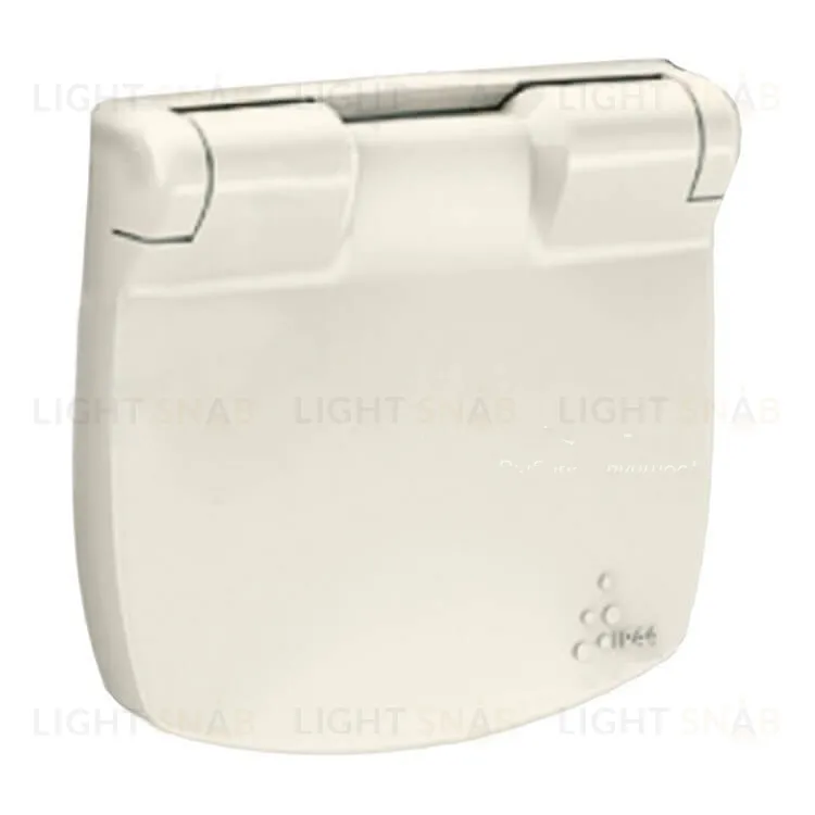 Розетка с заземлением и крышкой Legrand Valena Allure 16A/250В, безвинтовой зажим, слоновая кость 753021+754846 753021 + 754846