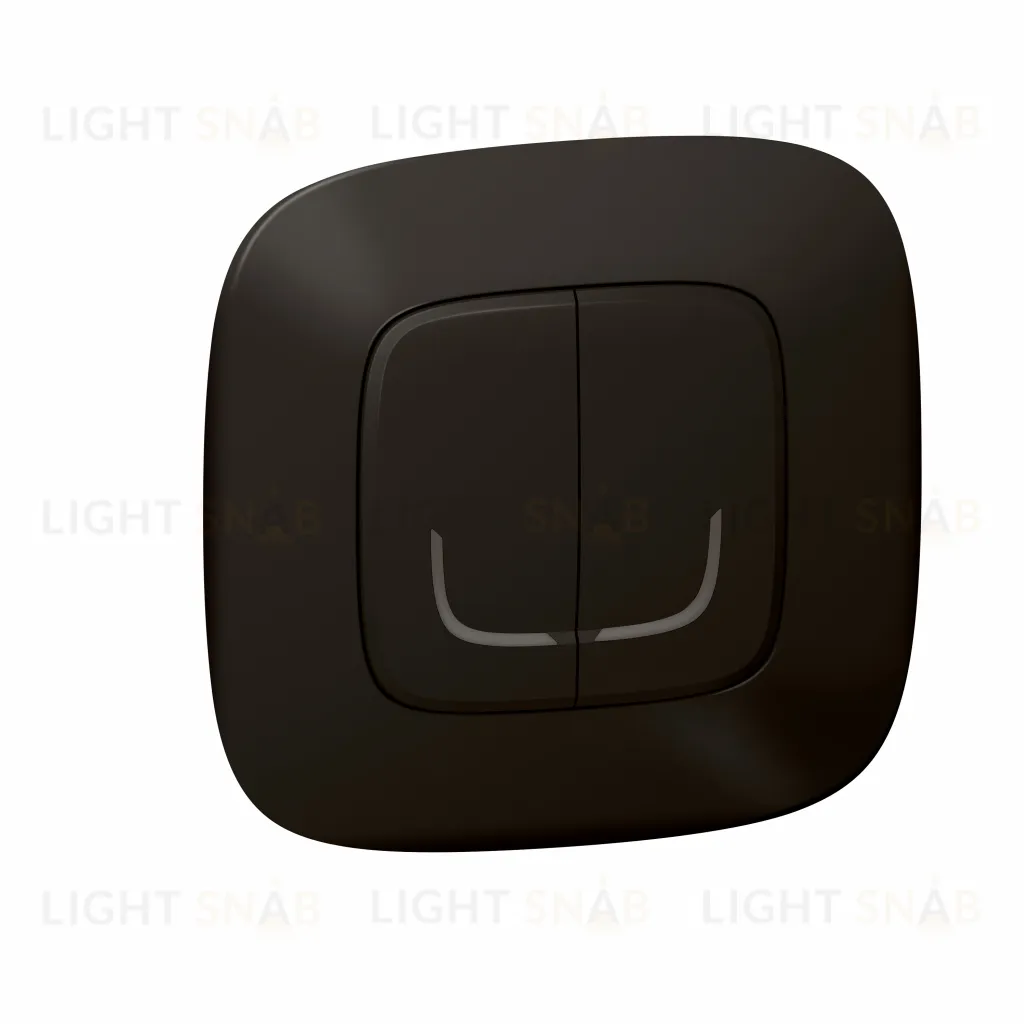 Умный беспроводной выключатель двухклавишный Legrand Netatmo Allure матовый черный 752887 752887