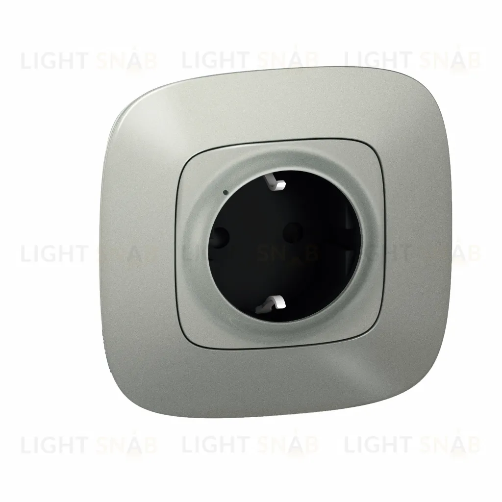 Умная розетка с заземлением и шторками 16А/230В Legrand Netatmo Valena Allure безвинтовой зажим алюминий 752794 752794