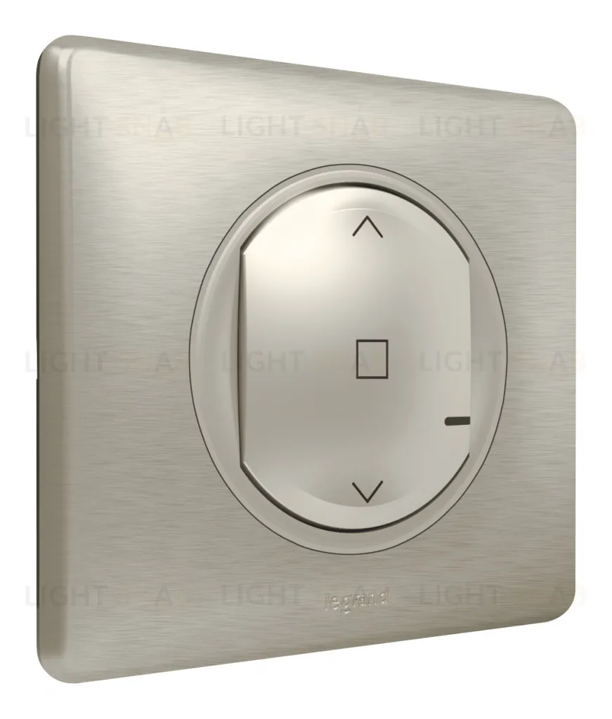 Умный беспроводной выключатель рольставней Legrand Netatmo Celiane титан 67647 67647