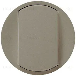 Переключатель кнопочный Legrand Celiane 10А (титан) 68301+67031+80251 68301 + 67031 + 80251