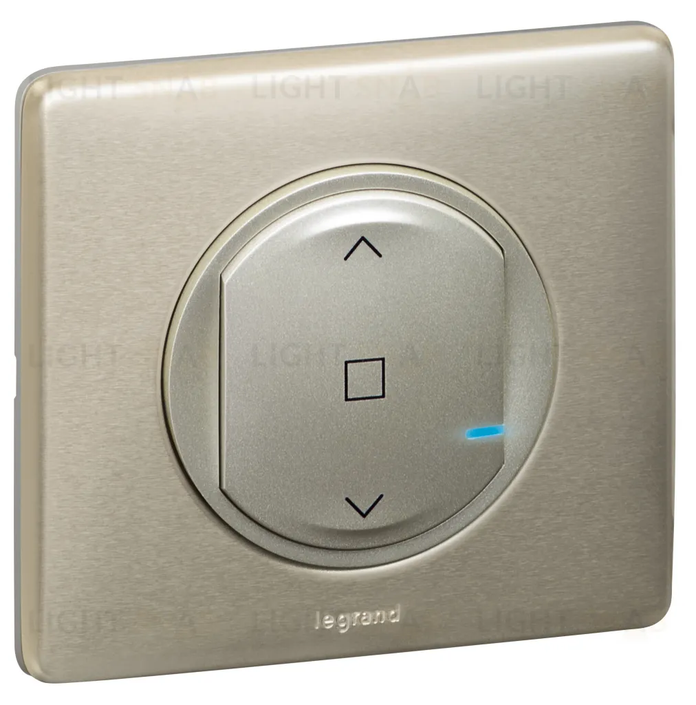 Умный проводной выключатель рольставней Legrand Netatmo Celiane 500ВА/230В титан 67776 67776