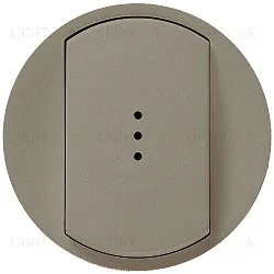 Выключатель одноклавишный c подсветкой Legrand Celiane 10А (титан) 68303+67002+67684+80251 68303 + 67002 + 67684 + 80251