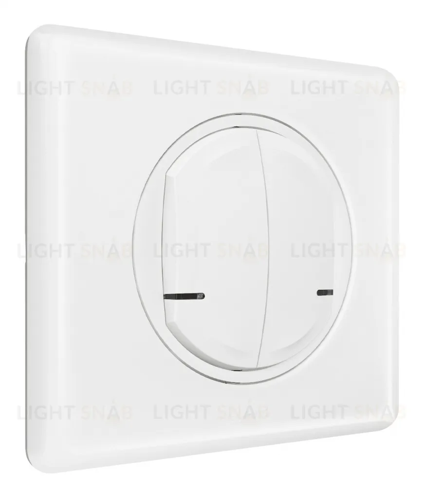 Умный беспроводной выключатель двухклавишный Legrand Netatmo Celiane белый 67724 67724