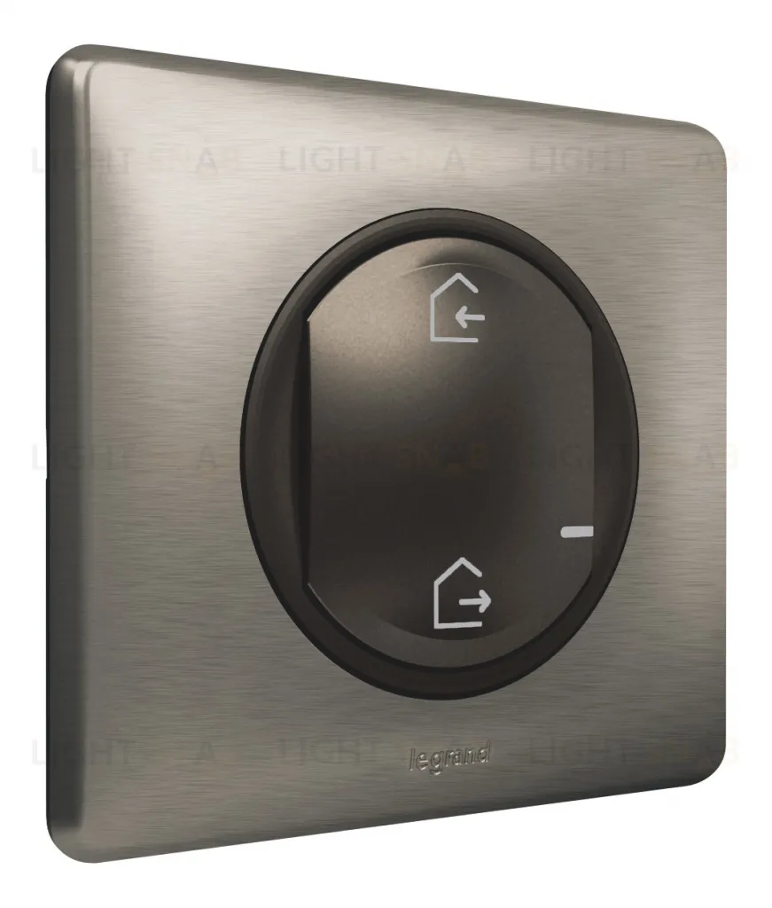 Главный выключатель «Я дома/Я вне дома» Legrand Netatmo Celiane графит 64874 64874