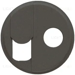 Розетка комбинированная: компьютерная RJ45 + TV Legrand Celiane (графит) 67939+67382+67344+80251 67939 + 67382 + 67344 + 80251