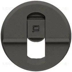 Розетка компьютерная одинарная Legrand Celiane (графит) 67951+67344+80251 67951 + 67344 + 80251
