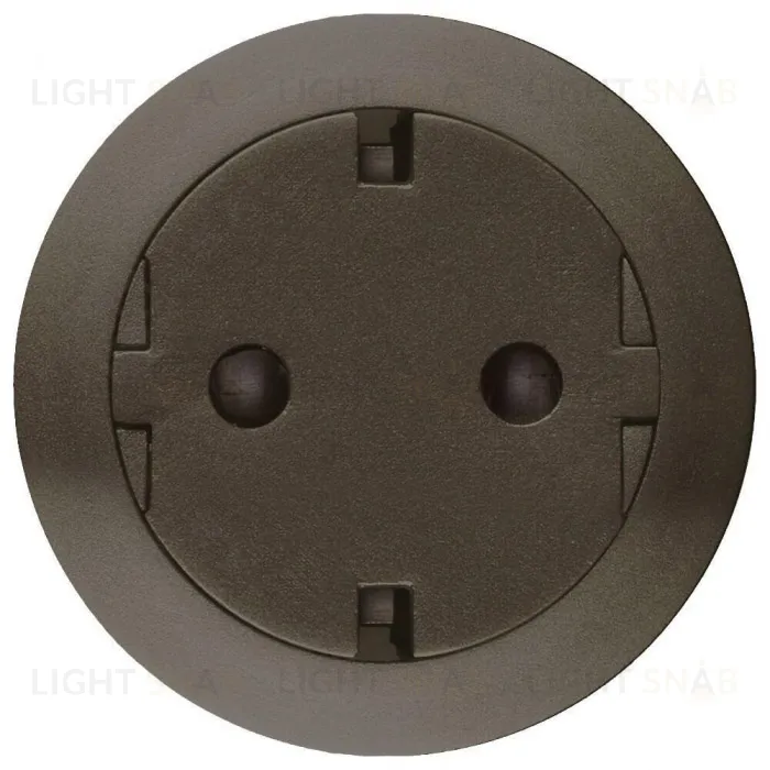 Розетка с заземлением с плоской лицевой панелью Legrand Celiane, безвинтовой зажим (графит) 67168+80251 67168 + 80251