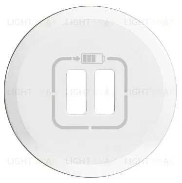 Розетка USB двойная Legrand Celiane для зарядки, 1500 мА (белый) 67462+68256+80251 67462 + 68256 + 80251