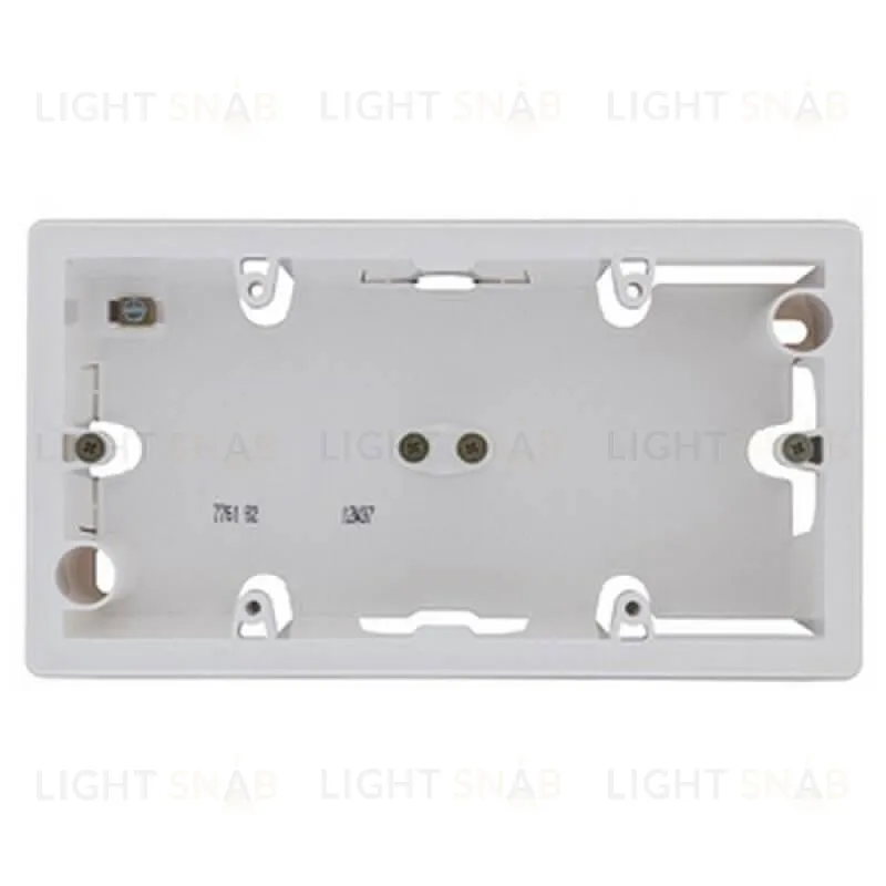 Коробка Legrand Valena для накладного монтажа 2 поста, белый глянцевый 776182 776182