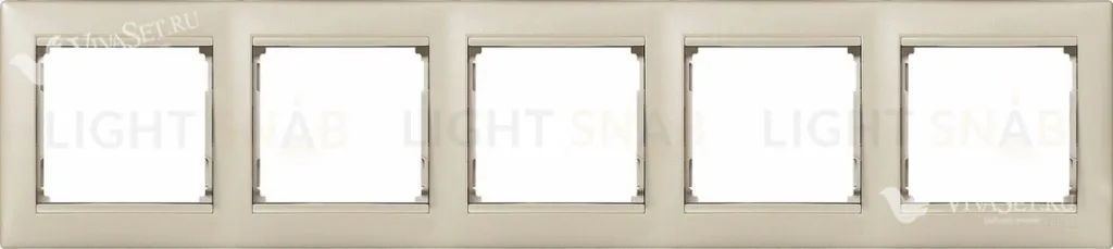 Рамка пятерная Legrand Valena жемчужный 770475 770475