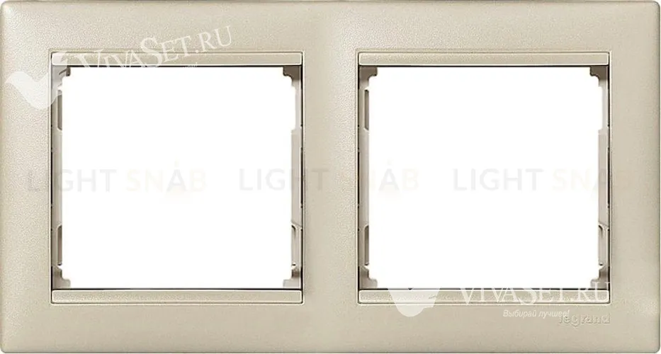 Рамка двойная Legrand Valena жемчужный 770472 770472