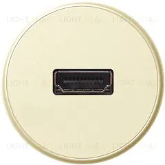 Розетка HDMI Legrand Celiane (слоновая кость) 67317+66288+80251 67317 + 66288 + 80251