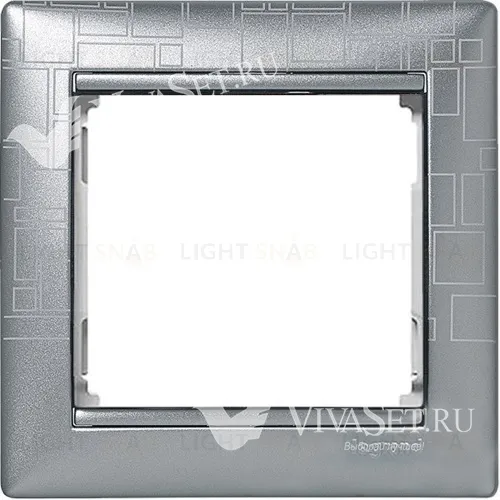 Рамка одинарная Legrand Valena алюминий модерн 770341 770341