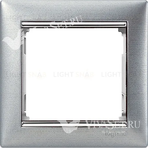 Рамка одинарная Legrand Valena матовый алюминий 770331 770331