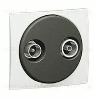 Розетка телевизионная проходная TV FM Legrand Valena 774434 774434