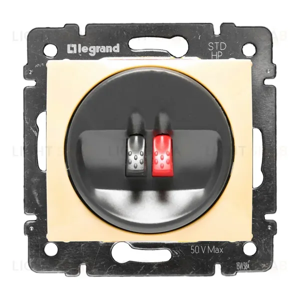 Акустическая розетка одинарная Legrand Valena, кремовый глянцевый 774123 774123