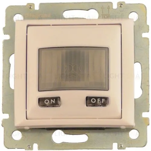 Датчик движения Legrand Valena комфорт 1000 Вт, с N-клемой (3-х проводная схема подключения), кремовый глянцевый 774169 774169