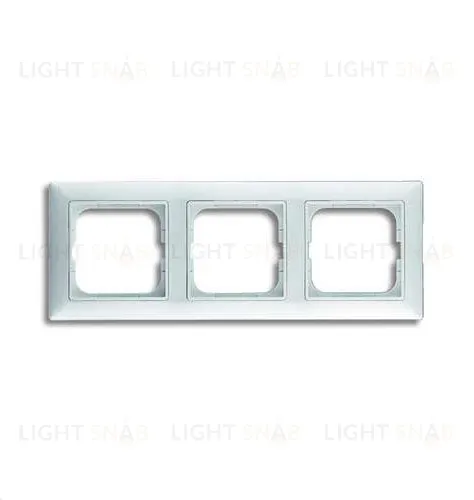 Рамка трехместная ABB Basic 55 альпийский белый 2CKA001725A1481 2CKA001725A1481