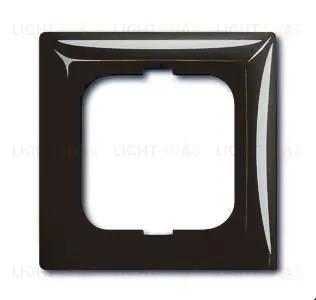 Рамка одинарная ABB Basic 55, цвет шато-черный 2CKA001725A1506 2CKA001725A1506