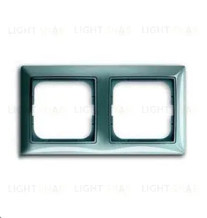 Рамка двойная ABB Basic 55, цвет голубой 2CKA001725A1522 2CKA001725A1522