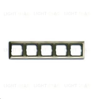 Рамка пятиместная ABB Basic 55 бежевая 2CKA001725A1530 2CKA001725A1530