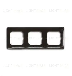 Рамка трехместная ABB Basic 55, цвет шато-черный 2CKA001725A1508 2CKA001725A1508