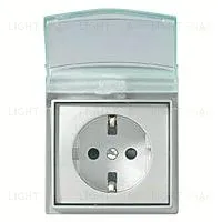 Розетка с заземляющими контактами с откидной крышкой Legrand Valena 16А/250В 770122 770122