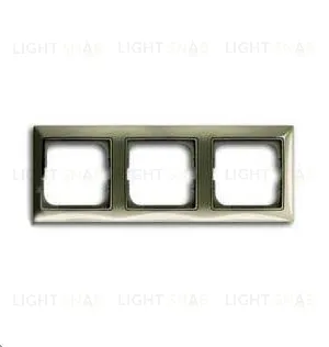 Рамка трехместная ABB Basic 55 бежевая 2CKA001725A1528 2CKA001725A1528