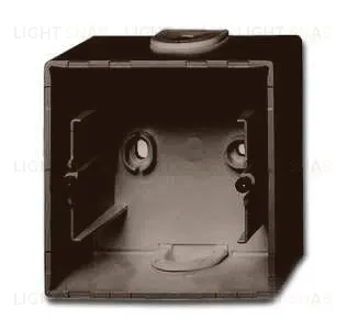 Коробка одинарная для открытого монтажа ABB Basic 55, шато-черный 2CKA001799A0965 2CKA001799A0965