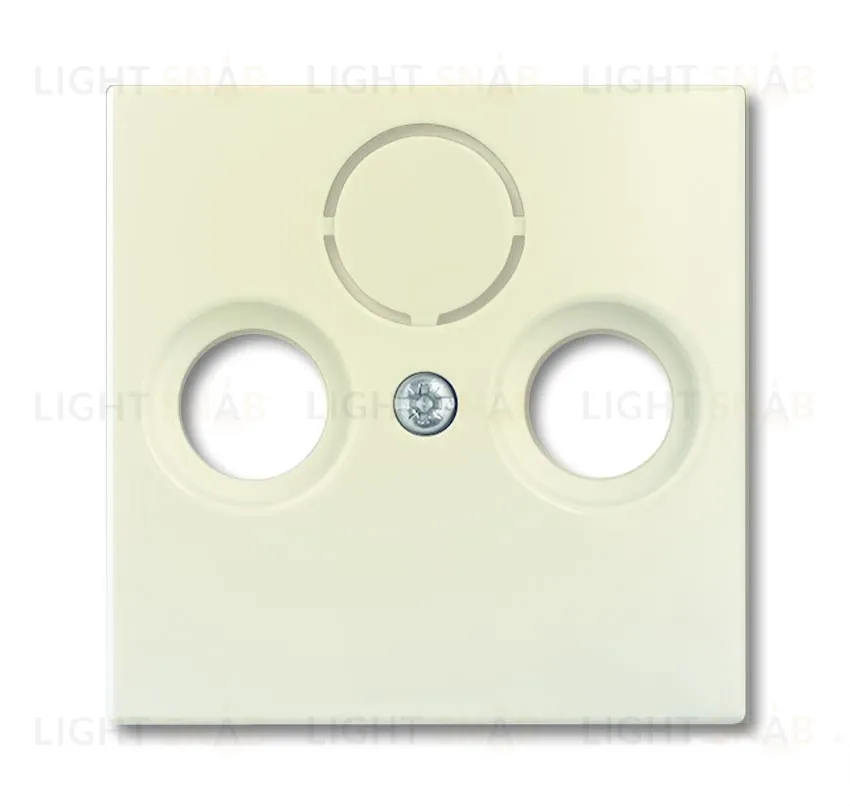 Розетка ТВ + радио проходная ABB Basic 55, слоновая кость 2CKA001724A4284+2CKA000230A0268 2CKA001724A4284 + 2CKA000230A0268