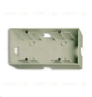 Коробка двойная для открытого монтажа ABB Basic 55, шампань 2CKA001799A0963 2CKA001799A0963