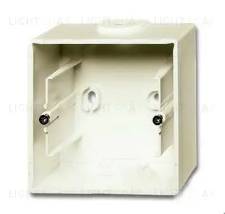 Коробка одинарная для открытого монтажа ABB Basic 55, слоновая кость 2CKA001799A0971 2CKA001799A0971
