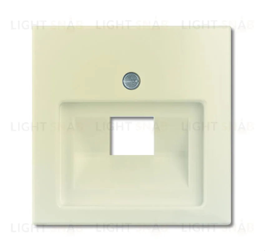 Розетка компьютерная RJ-45 1 выход ABB Basic 55, слоновая кость 2CKA000230A0410+2CKA001753A0098 2CKA000230A0410 + 2CKA001753A0098