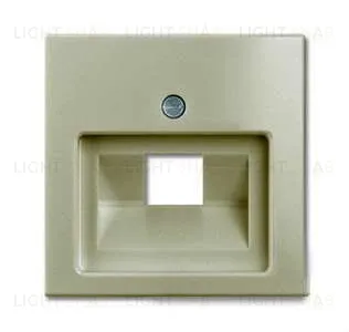 Розетка компьютерная Jung RJ-45 1 выход с лицевой панелью ABB Basic 55, шампань EPUAE8UPOK6+2CKA001753A0204 EPUAE8UPOK6 + 2CKA001753A0204