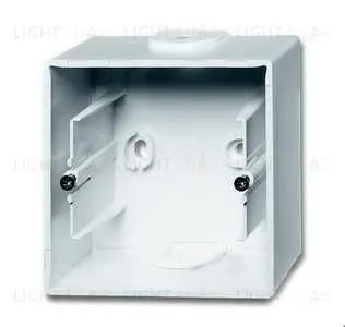 Коробка одинарная для открытого монтажа ABB Basic 55, альпийский белый 2CKA001799A0974 2CKA001799A0974