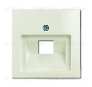 Розетка компьютерная Jung RJ-45 1 выход с лицевой панелью ABB Basic 55, шале-белый EPUAE8UPOK6+2CKA001753A0210 EPUAE8UPOK6 + 2CKA001753A0210