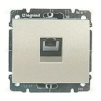 Розетка компьютерная одинарная Legrand Galea Life RJ45 5-й кат. 775761+771475 775761 + 771475