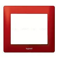 Рамка одинарная Legrand Galea Life красный металл 771901 771901