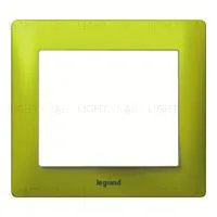 Рамка одинарная Legrand Galea Life зеленый металл 771921 771921