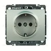 Розетка с заземляющими контактами Legrand Galea Life 16А/250В 775921+771320 775921 + 771320