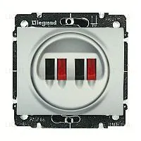 Розетка акустическая двойная Legrand Galea Life 771325+775784 771325 + 775784