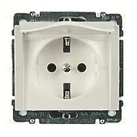 Розетка с заземляющими контактами с откидной крышкой Legrand Galea Life 16А/250В 775921+771522 775921 + 771522