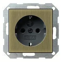 Розетка с заземлением с защитой от детей Gira 16А/250В 0453603 0453603
