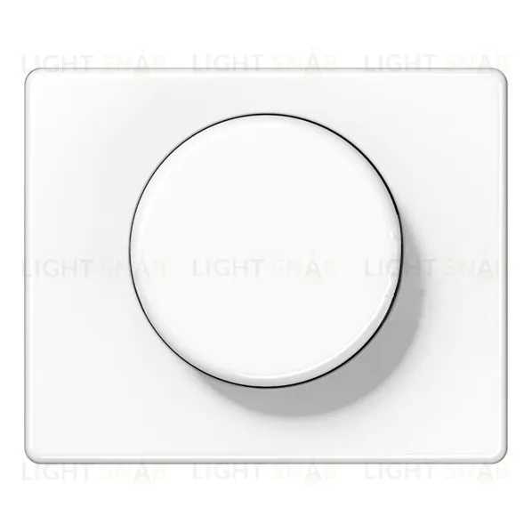 Светорегулятор JUNG универсальный поворотно-нажимной LED 3-100Вт., 20-420Вт ламп накал. и галог., белый глянец 1731DD+SL1540WW 1731DD + SL1540WW