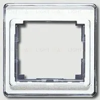 Рамка одинарная Jung SL 500 белое стекло SL581WW SL581WW