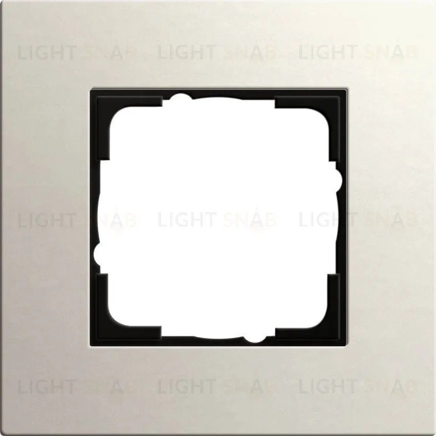 Рамка одноместная Gira Linoleum-Multiplex, светло-серый 0211220 0211220