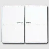 Выключатель двухклавишный с подсветкой Jung SL 500, 10А/250В 505u5+sl595ko5ww 505u5 + sl595ko5ww