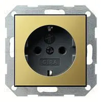 Розетка с заземлением с защитой от детей Gira 16А/250В 0453604 0453604