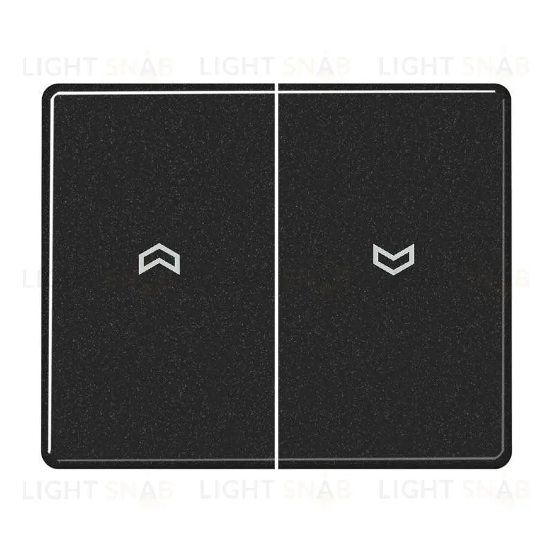 Выключатель управления жалюзи кнопочный Jung, 10А/250В 539vu+sl595psw 539vu + sl595psw